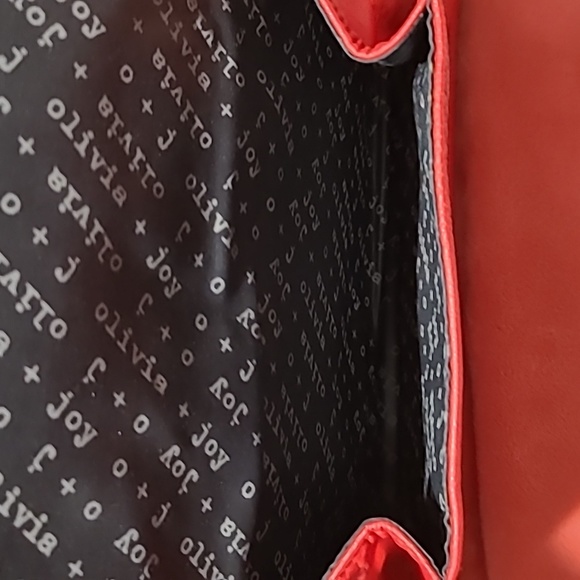 Olivia + Joy Red Satchel Purse - Picture 9 of 14